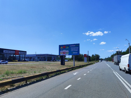 Billboard B in Dnipro (Dnipropetrovsk), 6х3  st.Dniprostalivs'ka - st.Oleksandra Ocupa Photo 1