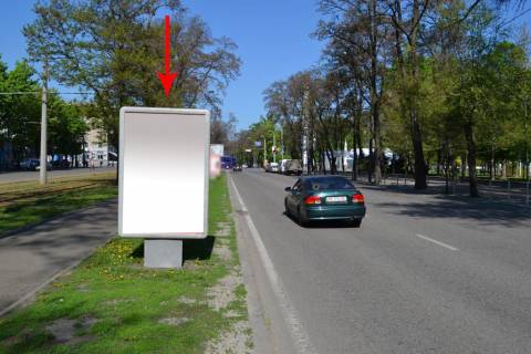 Citylight  in Dnipro (Dnipropetrovsk) av. Puskina, na rozpodil'cij alei, vid st. A.Fabra do prosp. O.Pola -5- Photo 1