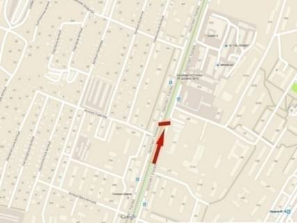 Billboard B in Dnipro (Dnipropetrovsk), 6х3  av.Oleksandra Pola, napramok do av.Dmitra Avrnic'kogo (avtodoroznij tehnikum) scheme