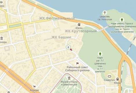 Citylight  in Dnipro (Dnipropetrovsk) st.V. Vernads'kogo, 35A -1- scheme