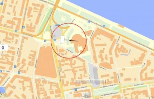 Non-Standard B in Dnipro (Dnipropetrovsk), 5,7х2,5  вул.Князя В.Великого (цирк) scheme