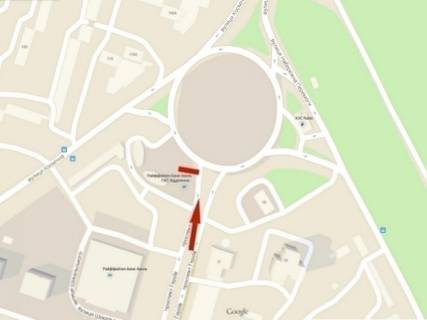 Billboard B in Dnipro (Dnipropetrovsk), 6х3  z/m Peremoga, av.Geroiv, magazin "Billa", kolo scheme