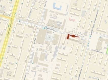 Billboard B in Dnipro (Dnipropetrovsk), 6х3  st.Kalinova, 1, rinok, ruh do av.Slobozans'kij scheme