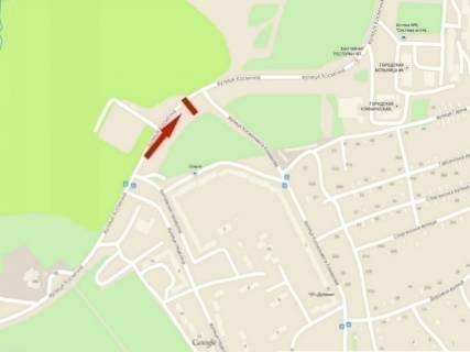 Billboard A in Dnipro (Dnipropetrovsk), 6х3  st.Kosmicna - st. Oleksandra Kukurbi (st.Kosmonavta Komarova) scheme