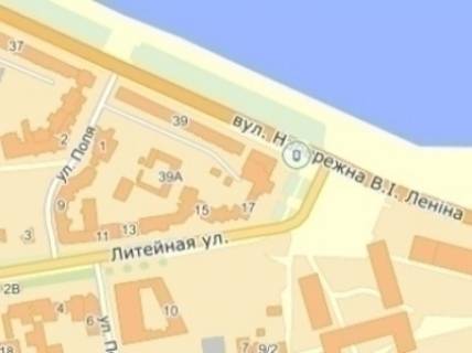 Citylight  in Dnipro (Dnipropetrovsk) st.Siceslavskaa Naberezna, Festival'nij prical. Perehresta z st. Livarnou scheme