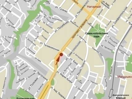 Citylight  in Dnipro (Dnipropetrovsk) av.Gagarina, 79 - v st.Baha scheme