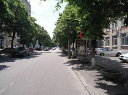 Citylight B in Dnipro (Dnipropetrovsk), 1,2x1,8  st.Voskresens'ka, 14, bila Privatbanku, Mis'kvikonkomu, No2 Photo 1