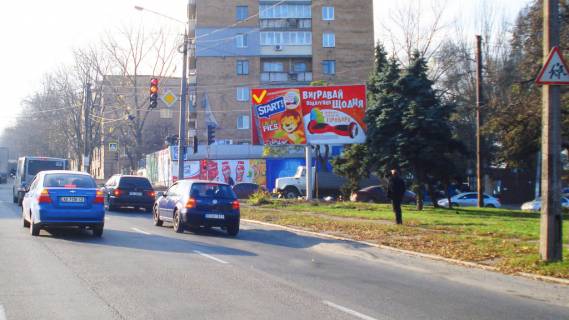 Billboard A in Dnipro (Dnipropetrovsk), 6х3  av.Ivana Mazepi - st.Kosti Gordienka, "ATB-market" Photo 1