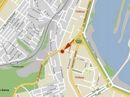 Billboard B in Dnipro (Dnipropetrovsk), 6х3  st.Kosmicna - prov. Sokal's'kogo, vid TC Billa, do Zaporiz'kogo sose scheme