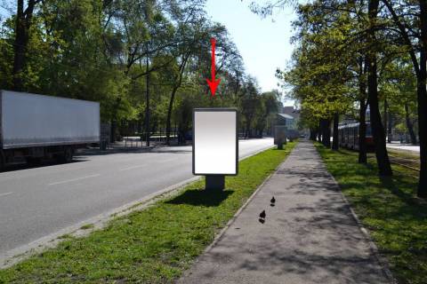 Citylight B in Dnipro (Dnipropetrovsk), 1,2x1,8  av.Lesi Ukrainki (av.Puskina), na rozpodil'cij alei, vid st.A.Fabra do av.Oleksandra Pola - 6- Photo 1