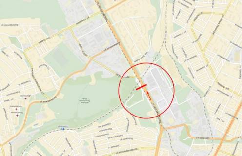 Billboard B in Dnipro (Dnipropetrovsk), 6х3  Zaporiz'ke sose (<<Kviti Dnipropetrovs'ka>>), op.50 scheme