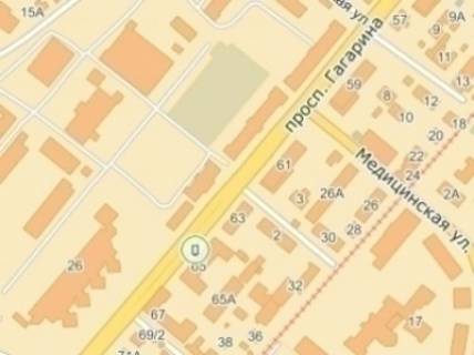 Citylight  in Dnipro (Dnipropetrovsk) av.Gagarina, 65 r-n st.Televizijna, salon magazin Bis scheme