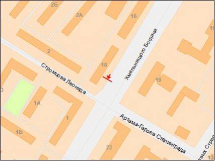 Prismatron, Prism A in Dnipro (Dnipropetrovsk), 6х3  av.Bogdana Hmel'nic'kogo, 20 - st.Vakulencuka - 174467 scheme