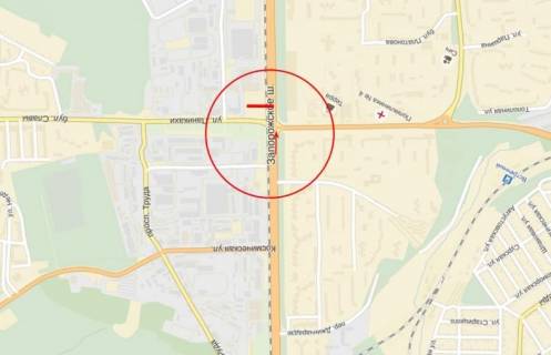 Billboard B in Dnipro (Dnipropetrovsk), 5,9х3  Zaporiz'ke sose - st.Panikahi (za <<Metro>>) scheme