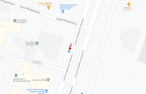 Non-Standard B in Dnipro (Dnipropetrovsk), 1,20х1,99  Vst.Naberezna Peremogi, bud.44/3, za st.Mandrikivs'ka scheme