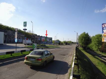 Billboard  in Kam'yanske (Dniprodzerzhinsk) Anoskina pr-t, peretin z pr-tu T.G.Sevcenka, v'izd na Livobereznij mist, bila kafe Safran, z centru Photo 1