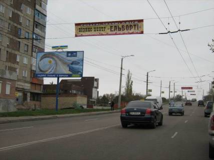 Billboard B in Kropyvnytskyi (Kirovograd), 3х6  per. Ob"ezdnoj Photo 1