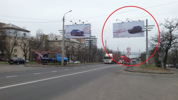 Billboard A in Mykolaiv (VIP)ул.Б.Морская / Варваровский Мост Photo 1