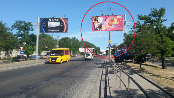 Billboard A in Mykolaiv (VIP)ул. Б. Морская / Варваровский мост Photo 1