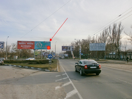 Billboard A in Kherson (VIP)Mikolaevs'ke sose / st. Parovozna Photo 1