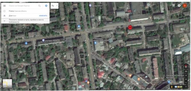 Billboard A in Romney, 3х6  Korzevskaa, 115 scheme