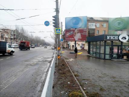 Billboard A in Krivy Rig, 6x3  Fuksa st., - Zenevs'ka ( ATB, Pioner,  niz) Photo 1