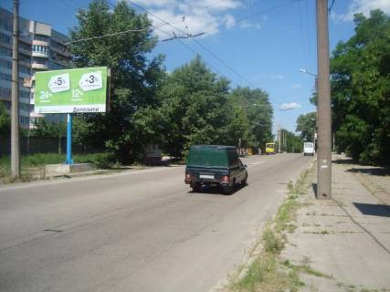 Billboard B in Kropyvnytskyi (Kirovograd), 6x3  Popovica st. ( vid G. Dmitran st., Zalizn vokzal) Photo 1