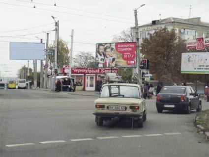 Billboard A in Kropyvnytskyi (Kirovograd), 6x3  Tel'nova av. - Vokzal'naa st. Photo 1