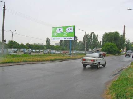 Billboard B in Zaporizhzhya, 6x3  Sergienka st., - do Ubilejnogo  prospektu. 600 m do "Kiivstar" ta"Sil'po" Photo 1