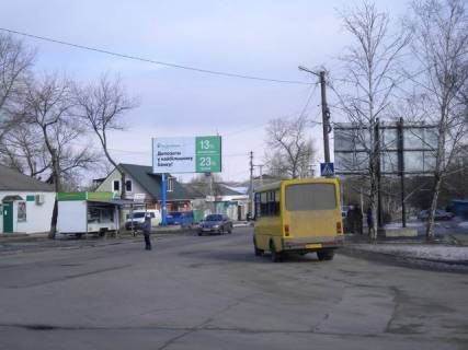 Billboard B in Kropyvnytskyi (Kirovograd) Stepnaka st. - Kravcinskogo st. - Kol'cevaa st. Photo 1
