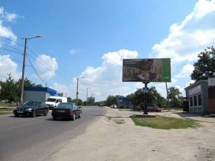 Billboard A in Kropyvnytskyi (Kirovograd), 6x3  Rodimceva st.,4 - Geroiv Mariupola st., ( z centru) Photo 1