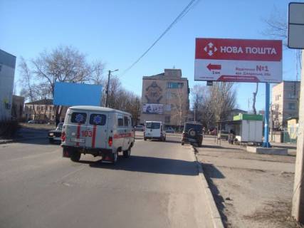 Billboard A in Kropyvnytskyi (Kirovograd), 6x3  Stepnaka-Kravcinskogo st. - Kil'ceva st. "(Fajno market") Photo 1