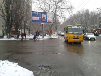 Billboard A in Odessa, 6x3  Filatova st., 54/1 -  Ivana ta Uria Lip st.,  Photo 1