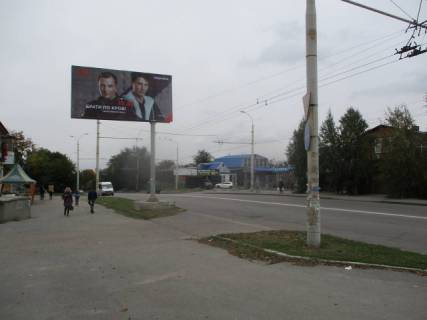 Billboard B in Zaporizhzhya, 6x3  Kosmicna st., - Kam'ana  st.  v centr do pr-tu Sobornyj Photo 1