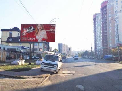 Billboard B in Kyiv, 6x3  Vil'amsa st., 6a, ("Nova posta", "Dominos pica") Photo 1