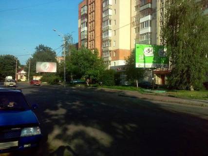 Billboard A in Zhytomyr, 6x3  Dombrovs'kogo st., 2 (Osadbank, VAB,  Ekomarket) Photo 1
