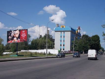 Billboard B in Rivne, 6x3  Knaza Volodimira st., ( za  mostom) (100 m. "Ukrgazbank") Photo 1