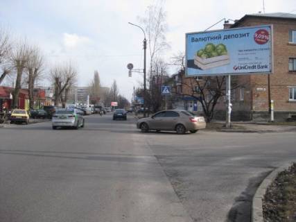 Billboard A in Cherkasy, 6x3  Nadpil'na st., - Krivalivs'ka st.,("Krivalivs'kij rinok") Photo 1