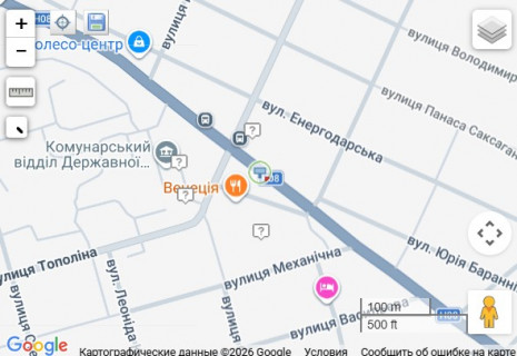 Backlight A in Zaporizhzhya Космічна вул.,21( ринок "Південний", магазин "АТБ") scheme