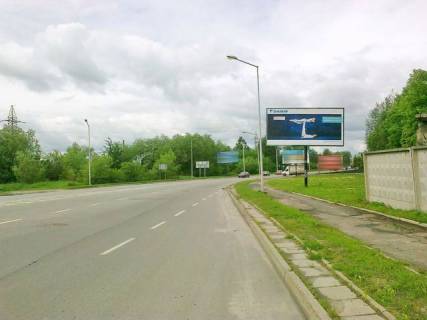Billboard A in Lviv, 6x3  Lugans'ka st., z'izd z puteprovodu do Strijs'koi  st. - zavod "Polaron" Photo 1