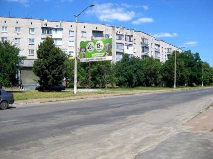 Billboard B in Malin, 6x3  Gagarina st.,16 (viizd z mista na Zitomir) Photo 1