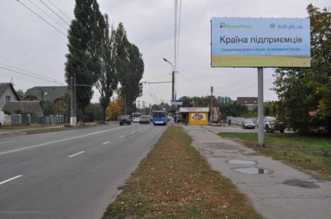 Billboard A in Vinnytsia, 6x3  Nemirivs'ke sose - Pciilki Oleni  st. Photo 1