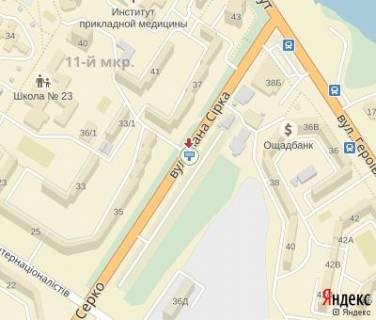 Billboard A in Sumi Сірко вул., 37  (напроти) (200 м. до АЗС "БРСМ Нафта") scheme