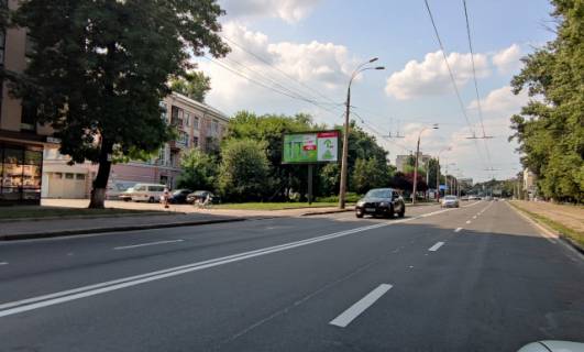 Scrolller, Scroll B in Lviv, 3м x 6м  Kirilivs'ka (Frunze), 123 v napramku ruhu vid centru mista - 486236 scheme