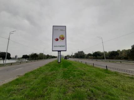 Backlight A in Kyiv, 4x8  Obolons'kij prospekt (razpodiluvac), pisla   550 metriv ruhu vid M"Obolon'" v napramku M"Pocajna" (Petrivka) scheme