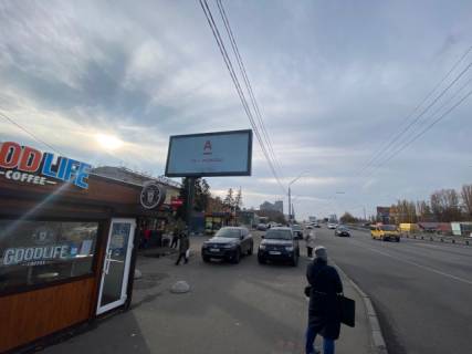 Scrolller, Scroll B in Lviv, 3м x 6м  Berestejs'kij (Peremogi) pr-kt, 83/2, vihid m.Svatosin, ruh vid centru mista, livoruc - 486229 scheme