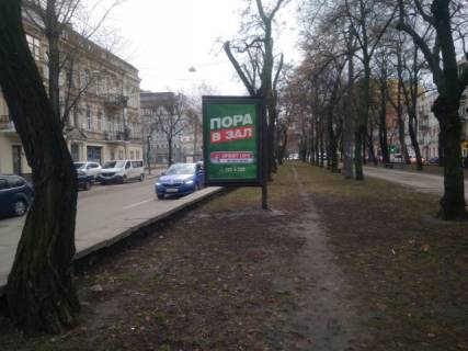 Citylight B in Lviv, 1.86м х1.27м  Verhnij Val, 42 bul'varna castina scheme