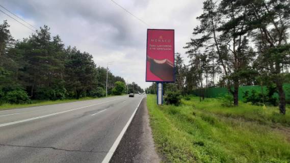 Backlight A in Kiev roads, 4x8  Stolicne sose / Konca Ozerna, ruh do Kieva scheme