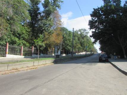 Citylight A in Kyiv, 1.2x1.8  Get'mana Pavla Skoropads'kogo (L'va Tolstogo), 25/18 (na rozpodiluvaci) scheme