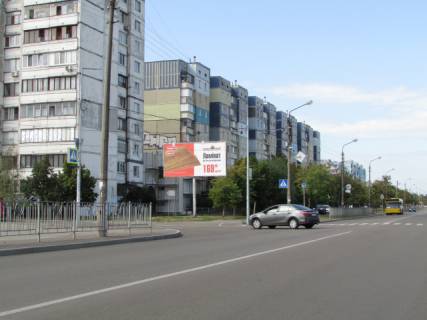 Billboard B in Lviv, 3м x 6м  Onore de Bal'zaka / Arhitektora  Nikolaeva, 17 scheme